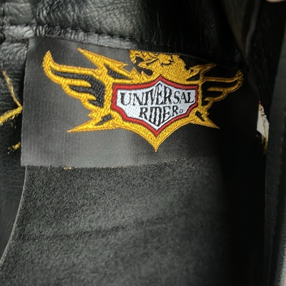 Universal Riders Leather Chaps Size Large - Picture 3 of 6